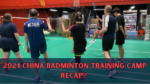 China badminton training camp